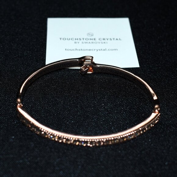 Touchstone Crystal By Swarovski Blush Beautiful You Bracelet 4441BF New in Box - Picture 1 of 5